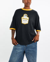 Vintage, MLB, Pittsburgh, Pirates, Tee, The Real Deal, size large, colour Black, newtown, sydney, australia, thrift store, opshop, preloved, secondhand, sustainable, retro, antique, 70s, 80s, 90s, 2000s, 00s, fashion, clothing, streetwear, trendy, garment, style, boutique, store, shop, archive, sale, cheap, best, top, T-Shirts