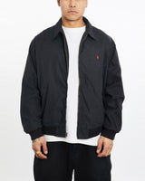 Vintage, 90s, Polo, Ralph, Lauren, Harrington, Jacket, The Real Deal, size extra large, colour Black, newtown, sydney, australia, thrift store, opshop, preloved, secondhand, sustainable, retro, antique, 70s, 80s, 90s, 2000s, 00s, fashion, clothing, streetwear, trendy, garment, style, boutique, store, shop, archive, sale, cheap, best, top, Jackets