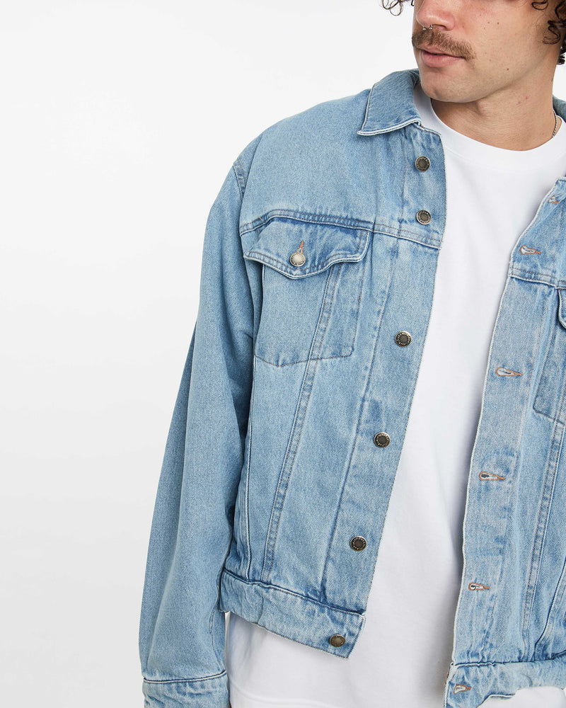 Vintage Wrangler Denim Jacket <br>XL , The Real Deal , newtown, sydney, australia, thrift store, opshop, preloved, secondhand, sustainable, retro, antique, 70s, 80s, 90s, 2000s, 00s, fashion, clothing, streetwear, trendy, garment, style, boutique, store, shop, archive, sale, cheap, best, top