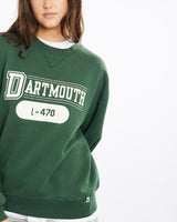 Vintage, 90s, Russell, Athletic, Dartmouth, College, Sweatshirt, The Real Deal, size medium, colour Green, newtown, sydney, australia, thrift store, opshop, preloved, secondhand, sustainable, retro, antique, 70s, 80s, 90s, 2000s, 00s, fashion, clothing, streetwear, trendy, garment, style, boutique, store, shop, archive, sale, cheap, best, top, Sweats and hoodies