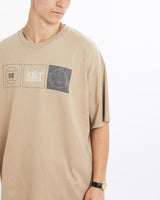 Vintage, 1998, Nike, Tennis, Tee, The Real Deal, size extra large, colour Brown, newtown, sydney, australia, thrift store, opshop, preloved, secondhand, sustainable, retro, antique, 70s, 80s, 90s, 2000s, 00s, fashion, clothing, streetwear, trendy, garment, style, boutique, store, shop, archive, sale, cheap, best, top, T-Shirts