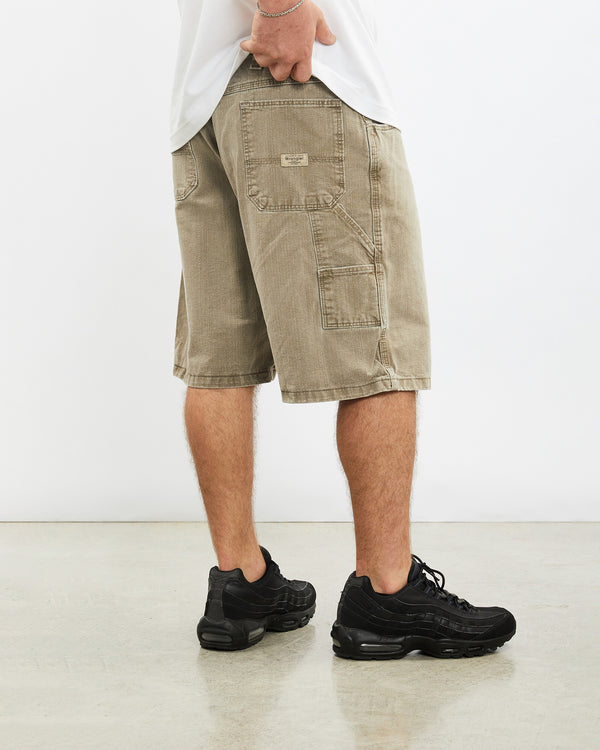 Vintage Wrangler Carpenter Shorts <br>36" , The Real Deal , newtown, sydney, australia, thrift store, opshop, preloved, secondhand, sustainable, retro, antique, 70s, 80s, 90s, 2000s, 00s, fashion, clothing, streetwear, trendy, garment, style, boutique, store, shop, archive, sale, cheap, best, top
