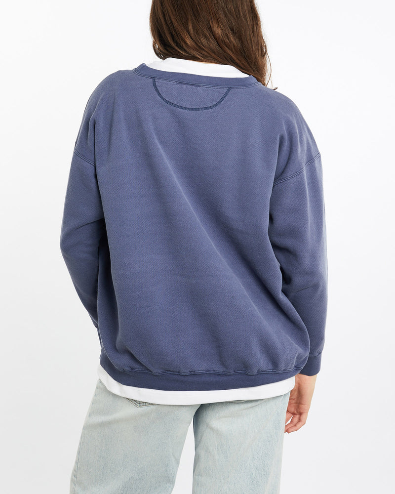 Vintage, 90s, Dear, Wildlife, Sweatshirt, The Real Deal, size medium, colour Blue, newtown, sydney, australia, thrift store, opshop, preloved, secondhand, sustainable, retro, antique, 70s, 80s, 90s, 2000s, 00s, fashion, clothing, streetwear, trendy, garment, style, boutique, store, shop, archive, sale, cheap, best, top, Sweats and hoodies