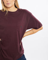 Vintage, 90s, Polo, Ralph, Lauren, Tee, The Real Deal, size medium, colour Purple, newtown, sydney, australia, thrift store, opshop, preloved, secondhand, sustainable, retro, antique, 70s, 80s, 90s, 2000s, 00s, fashion, clothing, streetwear, trendy, garment, style, boutique, store, shop, archive, sale, cheap, best, top, T-Shirts