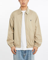 Vintage, 90s, Polo, Ralph, Lauren, Harrington, Jacket, The Real Deal, size large, colour Brown, newtown, sydney, australia, thrift store, opshop, preloved, secondhand, sustainable, retro, antique, 70s, 80s, 90s, 2000s, 00s, fashion, clothing, streetwear, trendy, garment, style, boutique, store, shop, archive, sale, cheap, best, top, Jackets