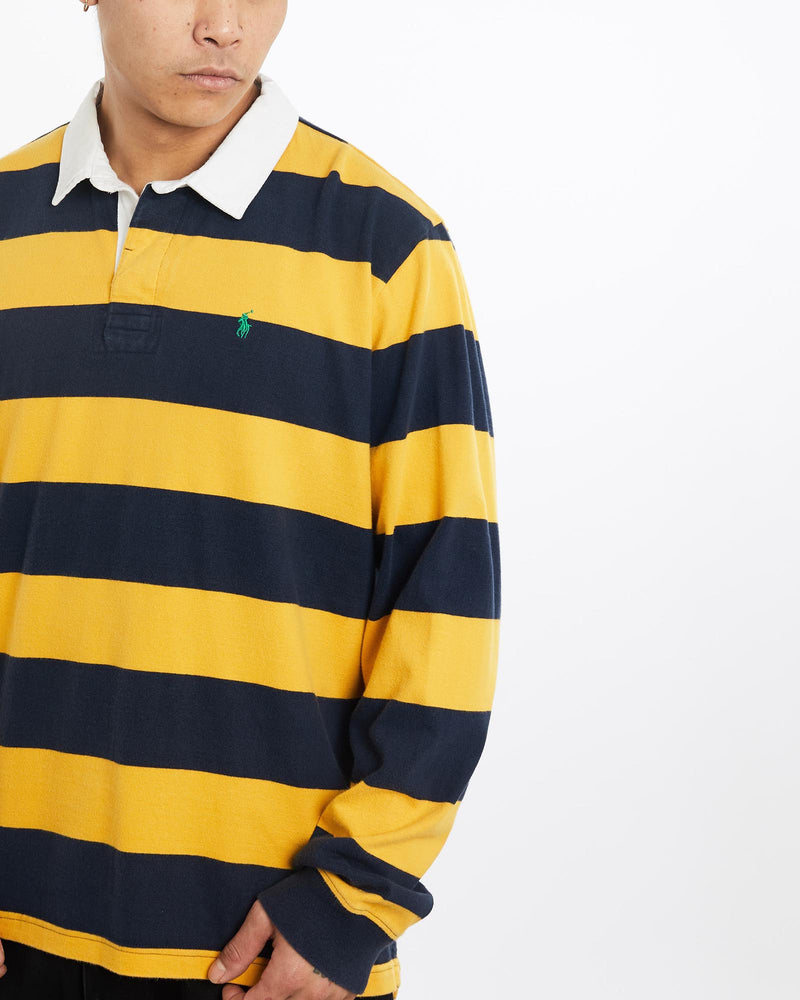 Vintage, 90s, Polo, Ralph, Lauren, Rugby, Shirt, The Real Deal, size extra large, colour Multicolour, newtown, sydney, australia, thrift store, opshop, preloved, secondhand, sustainable, retro, antique, 70s, 80s, 90s, 2000s, 00s, fashion, clothing, streetwear, trendy, garment, style, boutique, store, shop, archive, sale, cheap, best, top, Shirts