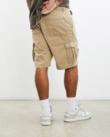 Vintage, Wrangler, Cargo, Shorts, The Real Deal, size 35", colour Brown, newtown, sydney, australia, thrift store, opshop, preloved, secondhand, sustainable, retro, antique, 70s, 80s, 90s, 2000s, 00s, fashion, clothing, streetwear, trendy, garment, style, boutique, store, shop, archive, sale, cheap, best, top, Shorts