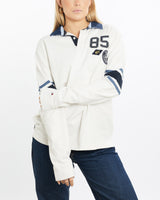 Vintage, Tommy, Hilfiger, Rugby, Shirt, The Real Deal, size medium, colour White, newtown, sydney, australia, thrift store, opshop, preloved, secondhand, sustainable, retro, antique, 70s, 80s, 90s, 2000s, 00s, fashion, clothing, streetwear, trendy, garment, style, boutique, store, shop, archive, sale, cheap, best, top, Shirts