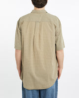 Vintage, 90s, Polo, Ralph, Lauren, Short, Sleeve, Button, Up, Shirt, The Real Deal, size extra large, colour Brown, newtown, sydney, australia, thrift store, opshop, preloved, secondhand, sustainable, retro, antique, 70s, 80s, 90s, 2000s, 00s, fashion, clothing, streetwear, trendy, garment, style, boutique, store, shop, archive, sale, cheap, best, top, Shirts