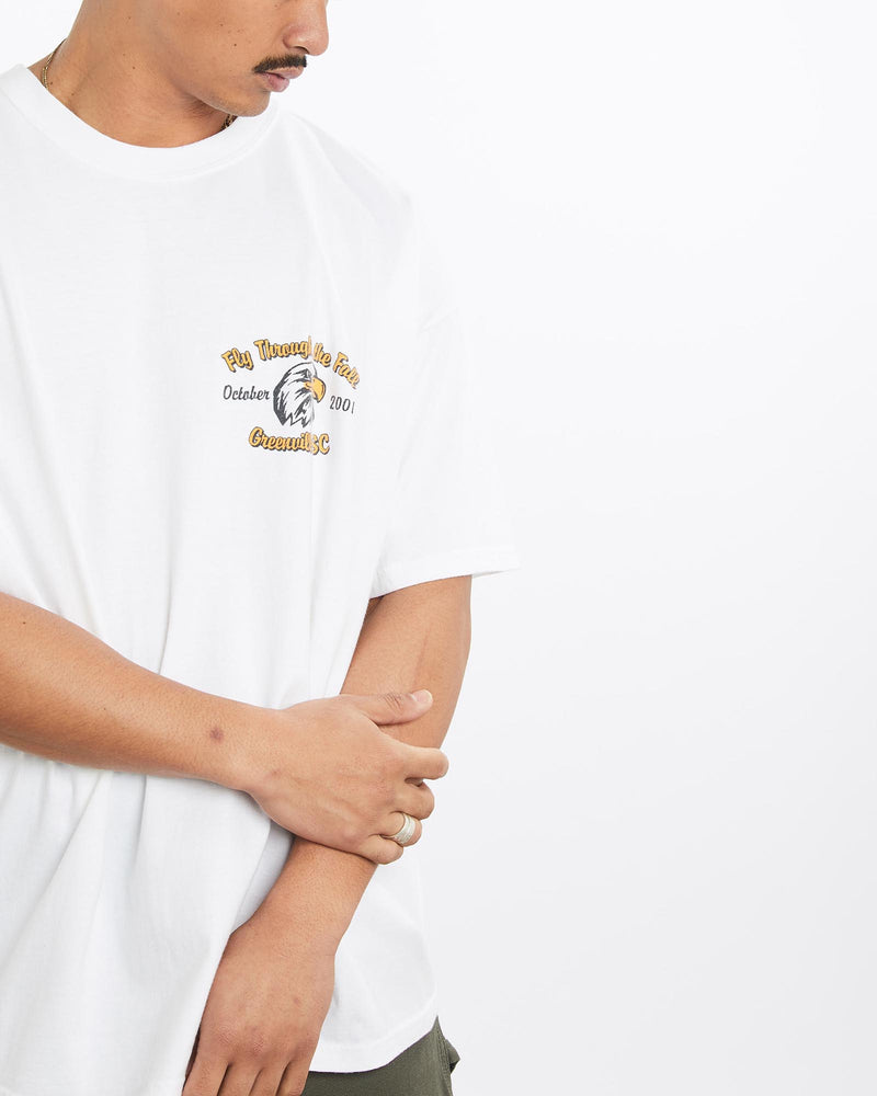 Vintage, Harley, Davidson, Owners, Group, Tee, The Real Deal, size large, colour White, newtown, sydney, australia, thrift store, opshop, preloved, secondhand, sustainable, retro, antique, 70s, 80s, 90s, 2000s, 00s, fashion, clothing, streetwear, trendy, garment, style, boutique, store, shop, archive, sale, cheap, best, top, T-Shirts