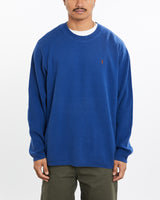 Vintage, 90s, Polo, Ralph, Lauren, Knit, Sweater, The Real Deal, size extra large, colour Blue, newtown, sydney, australia, thrift store, opshop, preloved, secondhand, sustainable, retro, antique, 70s, 80s, 90s, 2000s, 00s, fashion, clothing, streetwear, trendy, garment, style, boutique, store, shop, archive, sale, cheap, best, top, Sweats and hoodies