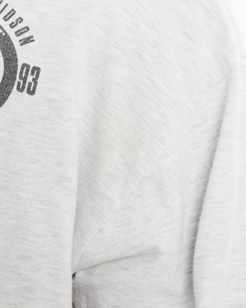 Vintage, 1993, Harley, Davidson, Crush, Party, Long, Sleeve, Tee, The Real Deal, size extra large, colour Grey, newtown, sydney, australia, thrift store, opshop, preloved, secondhand, sustainable, retro, antique, 70s, 80s, 90s, 2000s, 00s, fashion, clothing, streetwear, trendy, garment, style, boutique, store, shop, archive, sale, cheap, best, top, T-Shirts