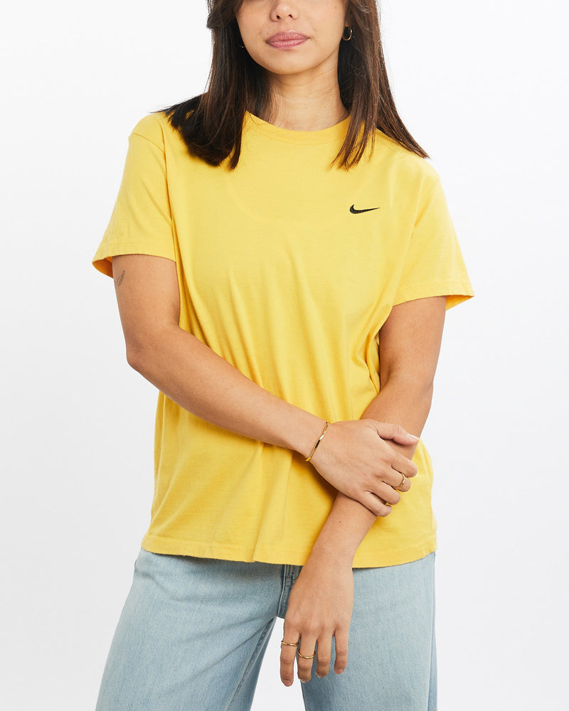 Vintage, Nike, Tee, The Real Deal, size double extra small, colour Yellow, newtown, sydney, australia, thrift store, opshop, preloved, secondhand, sustainable, retro, antique, 70s, 80s, 90s, 2000s, 00s, fashion, clothing, streetwear, trendy, garment, style, boutique, store, shop, archive, sale, cheap, best, top, T-Shirts