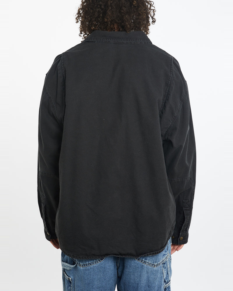 Vintage 90s Carhartt Flannel Lined Button Up Shirt <br>XXL , The Real Deal , newtown, sydney, australia, thrift store, opshop, preloved, secondhand, sustainable, retro, antique, 70s, 80s, 90s, 2000s, 00s, fashion, clothing, streetwear, trendy, garment, style, boutique, store, shop, archive, sale, cheap, best, top