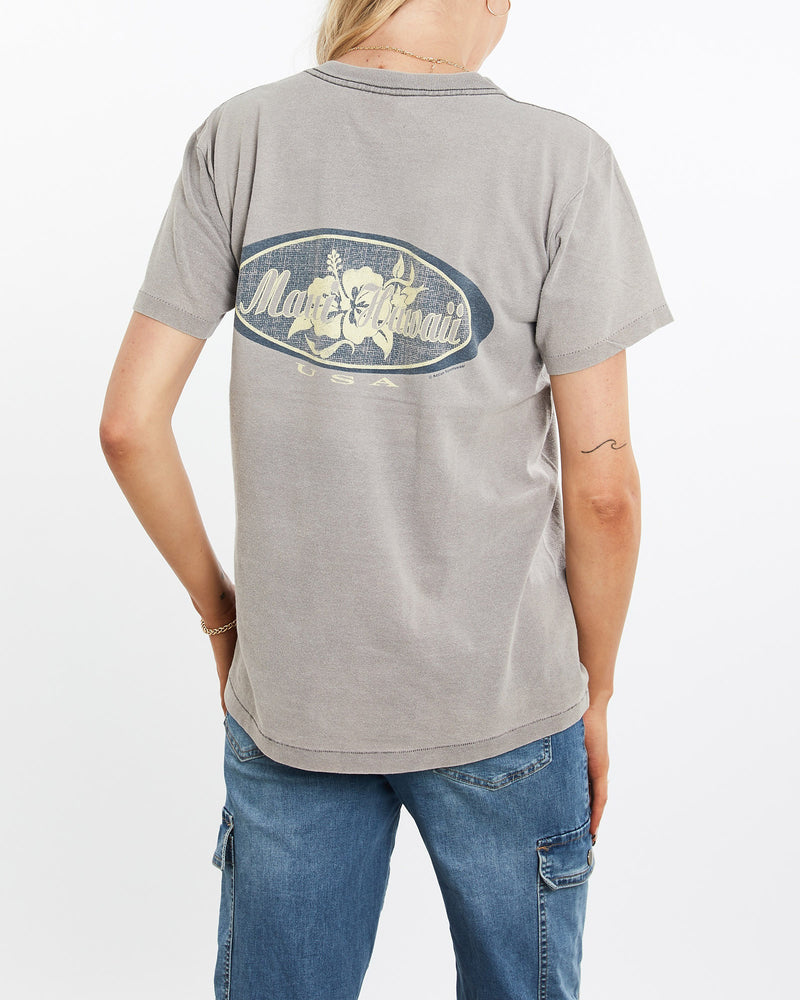 Vintage, 90s, Maui, Hawaii, USA, Surf, Tee, The Real Deal, size medium, colour Brown, newtown, sydney, australia, thrift store, opshop, preloved, secondhand, sustainable, retro, antique, 70s, 80s, 90s, 2000s, 00s, fashion, clothing, streetwear, trendy, garment, style, boutique, store, shop, archive, sale, cheap, best, top, T-Shirts