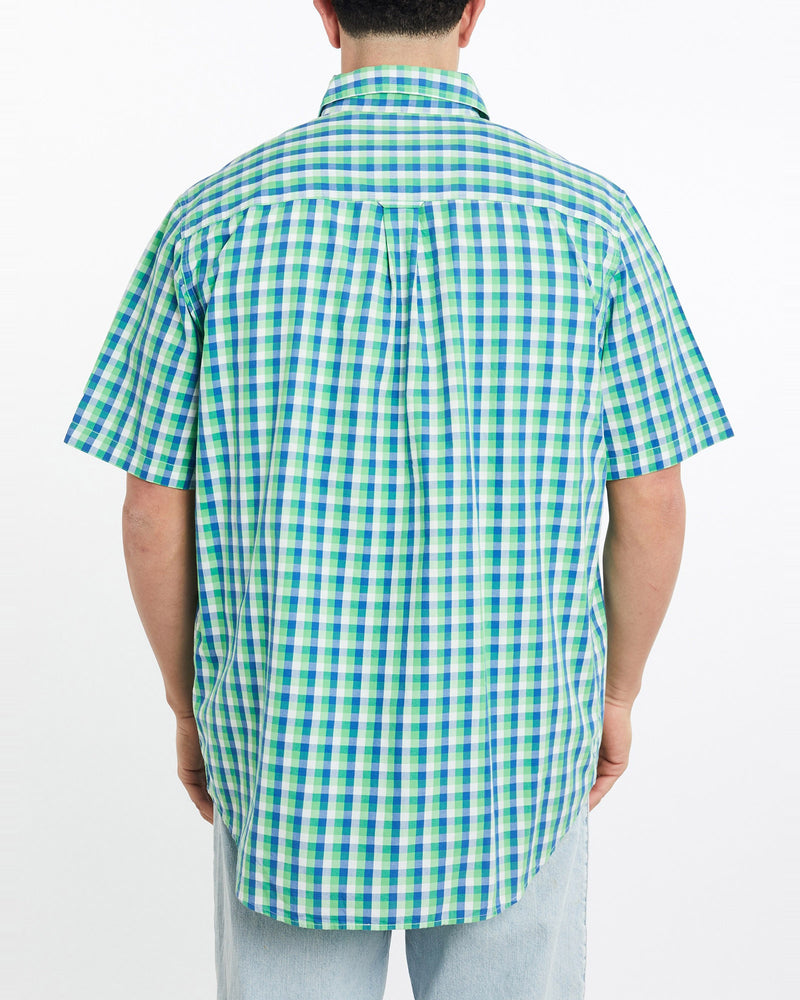 Vintage, Chaps, Ralph, Lauren, Short, Sleeve, Button, Up, Shirt, The Real Deal, size double extra large, colour Multicolour, newtown, sydney, australia, thrift store, opshop, preloved, secondhand, sustainable, retro, antique, 70s, 80s, 90s, 2000s, 00s, fashion, clothing, streetwear, trendy, garment, style, boutique, store, shop, archive, sale, cheap, best, top, Shirts