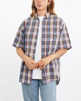 Vintage, 90s, Polo, Ralph, Lauren, Short, Sleeve, Button, Up, Shirt, The Real Deal, size medium, colour Multicolour, newtown, sydney, australia, thrift store, opshop, preloved, secondhand, sustainable, retro, antique, 70s, 80s, 90s, 2000s, 00s, fashion, clothing, streetwear, trendy, garment, style, boutique, store, shop, archive, sale, cheap, best, top, Shirts