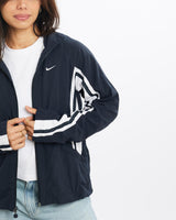 Vintage, Nike, Windbreaker, Jacket, The Real Deal, size double extra small, colour Navy, newtown, sydney, australia, thrift store, opshop, preloved, secondhand, sustainable, retro, antique, 70s, 80s, 90s, 2000s, 00s, fashion, clothing, streetwear, trendy, garment, style, boutique, store, shop, archive, sale, cheap, best, top, Jackets