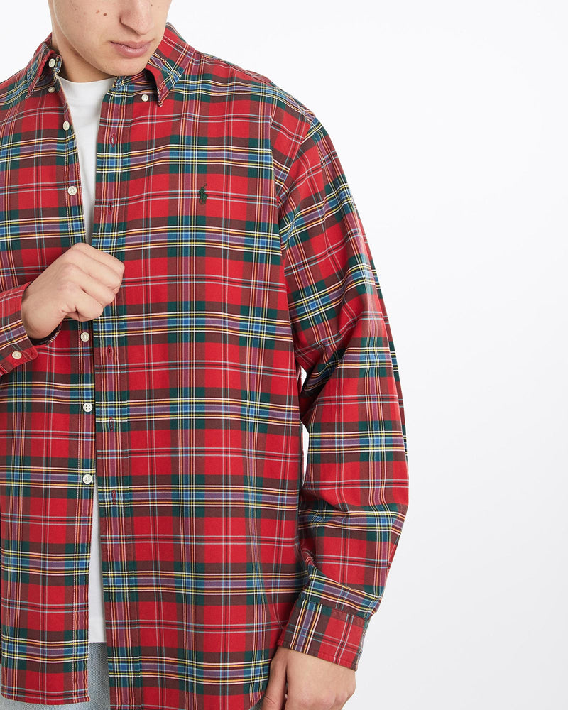 Vintage, 90s, Polo, Ralph, Lauren, Button, Up, Shirt, The Real Deal, size double extra large, colour Multicolour, newtown, sydney, australia, thrift store, opshop, preloved, secondhand, sustainable, retro, antique, 70s, 80s, 90s, 2000s, 00s, fashion, clothing, streetwear, trendy, garment, style, boutique, store, shop, archive, sale, cheap, best, top, Shirts