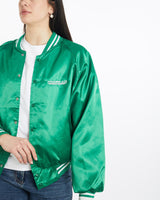 Vintage, 90s, Million, Air, Satin, Bomber, Jacket, The Real Deal, size medium, colour Green, newtown, sydney, australia, thrift store, opshop, preloved, secondhand, sustainable, retro, antique, 70s, 80s, 90s, 2000s, 00s, fashion, clothing, streetwear, trendy, garment, style, boutique, store, shop, archive, sale, cheap, best, top, Jackets