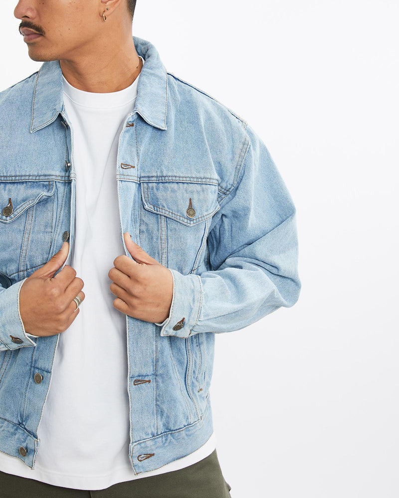 Vintage, 90s, Wrangler, Denim, Jacket, The Real Deal, size large, colour Blue, newtown, sydney, australia, thrift store, opshop, preloved, secondhand, sustainable, retro, antique, 70s, 80s, 90s, 2000s, 00s, fashion, clothing, streetwear, trendy, garment, style, boutique, store, shop, archive, sale, cheap, best, top, Jackets