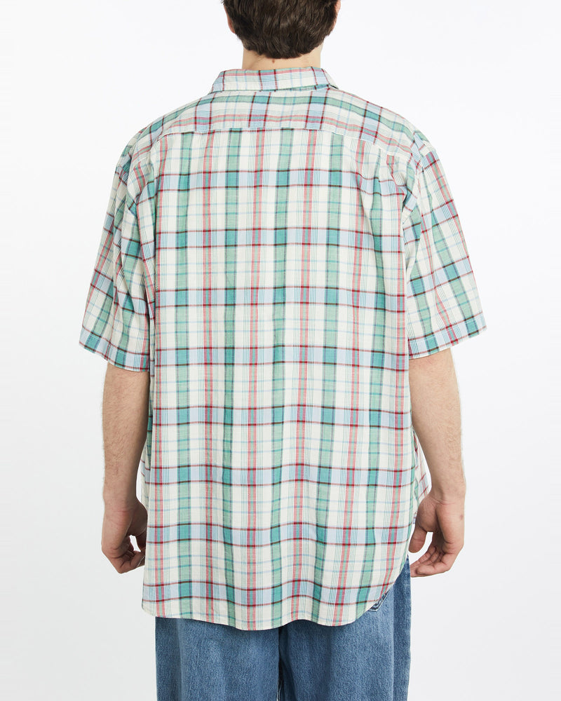 Vintage, Nautica, Short, Sleeve, Button, Up, Shirt, The Real Deal, size extra large, colour Multicolour, newtown, sydney, australia, thrift store, opshop, preloved, secondhand, sustainable, retro, antique, 70s, 80s, 90s, 2000s, 00s, fashion, clothing, streetwear, trendy, garment, style, boutique, store, shop, archive, sale, cheap, best, top, Shirts