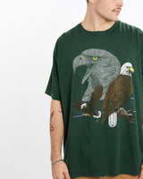 Vintage, 1994, Eagle, Wildlife, Tee, The Real Deal, size extra large, colour Green, newtown, sydney, australia, thrift store, opshop, preloved, secondhand, sustainable, retro, antique, 70s, 80s, 90s, 2000s, 00s, fashion, clothing, streetwear, trendy, garment, style, boutique, store, shop, archive, sale, cheap, best, top, T-Shirts