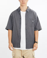 Vintage, 90s, Polo, Ralph, Lauren, Short, Sleeve, Button, Up, Shirt, The Real Deal, size large, colour Blue, newtown, sydney, australia, thrift store, opshop, preloved, secondhand, sustainable, retro, antique, 70s, 80s, 90s, 2000s, 00s, fashion, clothing, streetwear, trendy, garment, style, boutique, store, shop, archive, sale, cheap, best, top, Shirts