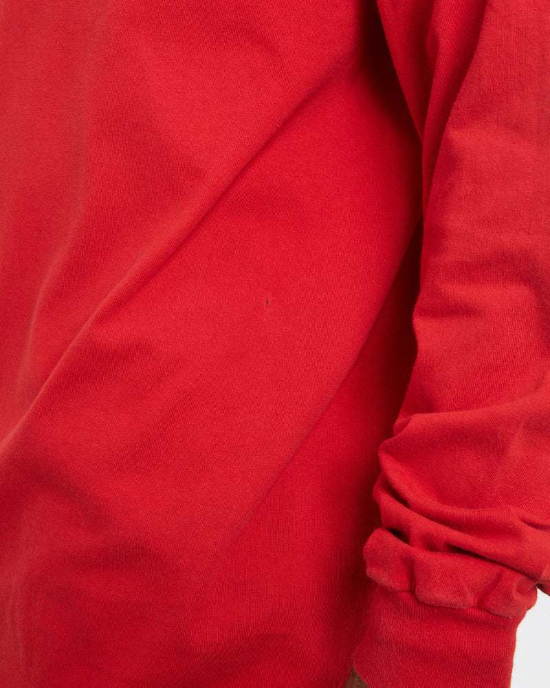 Vintage 90s Eagles Long Sleeve Mock Neck Tee <br>XXL , The Real Deal , newtown, sydney, australia, thrift store, opshop, preloved, secondhand, sustainable, retro, antique, 70s, 80s, 90s, 2000s, 00s, fashion, clothing, streetwear, trendy, garment, style, boutique, store, shop, archive, sale, cheap, best, top