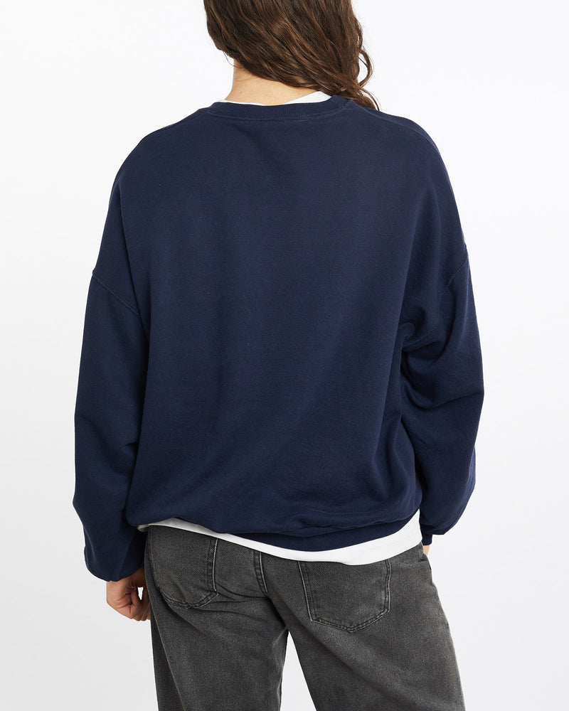 Vintage, Nike, Sweatshirt, The Real Deal, size medium, colour Navy, newtown, sydney, australia, thrift store, opshop, preloved, secondhand, sustainable, retro, antique, 70s, 80s, 90s, 2000s, 00s, fashion, clothing, streetwear, trendy, garment, style, boutique, store, shop, archive, sale, cheap, best, top, Sweats and hoodies