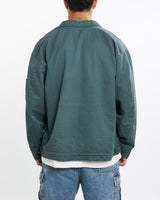 Vintage, Mechanic, Jacket, The Real Deal, size extra large, colour Green, newtown, sydney, australia, thrift store, opshop, preloved, secondhand, sustainable, retro, antique, 70s, 80s, 90s, 2000s, 00s, fashion, clothing, streetwear, trendy, garment, style, boutique, store, shop, archive, sale, cheap, best, top, Jackets