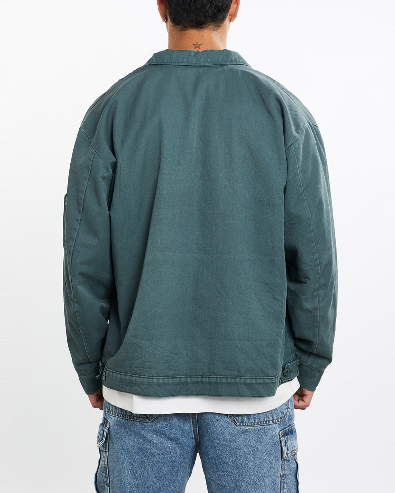 Vintage, Mechanic, Jacket, The Real Deal, size extra large, colour Green, newtown, sydney, australia, thrift store, opshop, preloved, secondhand, sustainable, retro, antique, 70s, 80s, 90s, 2000s, 00s, fashion, clothing, streetwear, trendy, garment, style, boutique, store, shop, archive, sale, cheap, best, top, Jackets