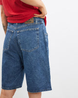 Vintage, Wrangler, Denim, Shorts, The Real Deal, size 30", colour Blue, newtown, sydney, australia, thrift store, opshop, preloved, secondhand, sustainable, retro, antique, 70s, 80s, 90s, 2000s, 00s, fashion, clothing, streetwear, trendy, garment, style, boutique, store, shop, archive, sale, cheap, best, top, Shorts
