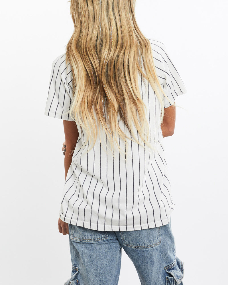 Vintage, 80s, MLB, Minnesota, Twins, Jersey, The Real Deal, size extra small, colour Multicolour, newtown, sydney, australia, thrift store, opshop, preloved, secondhand, sustainable, retro, antique, 70s, 80s, 90s, 2000s, 00s, fashion, clothing, streetwear, trendy, garment, style, boutique, store, shop, archive, sale, cheap, best, top, T-Shirts