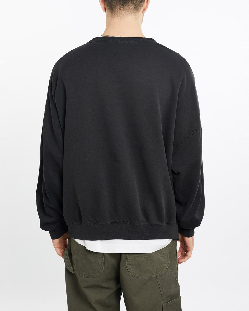 Vintage, 90s, USA, Olympic, Team, Sweatshirt, The Real Deal, size extra large, colour Black, newtown, sydney, australia, thrift store, opshop, preloved, secondhand, sustainable, retro, antique, 70s, 80s, 90s, 2000s, 00s, fashion, clothing, streetwear, trendy, garment, style, boutique, store, shop, archive, sale, cheap, best, top, Sweats and hoodies