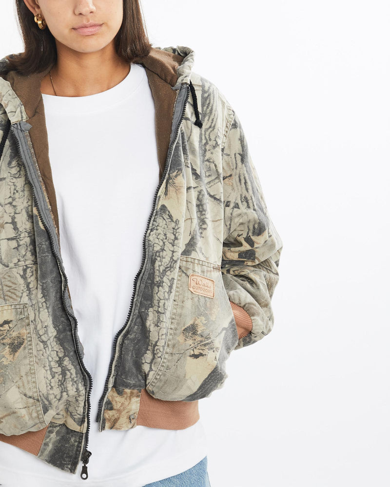 Vintage, 90s, Realtree, Camo, Jacket, The Real Deal, size small, colour Beige, newtown, sydney, australia, thrift store, opshop, preloved, secondhand, sustainable, retro, antique, 70s, 80s, 90s, 2000s, 00s, fashion, clothing, streetwear, trendy, garment, style, boutique, store, shop, archive, sale, cheap, best, top, Jackets