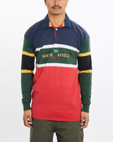 Vintage, 90s, Canterbury, South, Africa, Rugby, Shirt, The Real Deal, size medium, colour Multicolour, newtown, sydney, australia, thrift store, opshop, preloved, secondhand, sustainable, retro, antique, 70s, 80s, 90s, 2000s, 00s, fashion, clothing, streetwear, trendy, garment, style, boutique, store, shop, archive, sale, cheap, best, top, Shirts