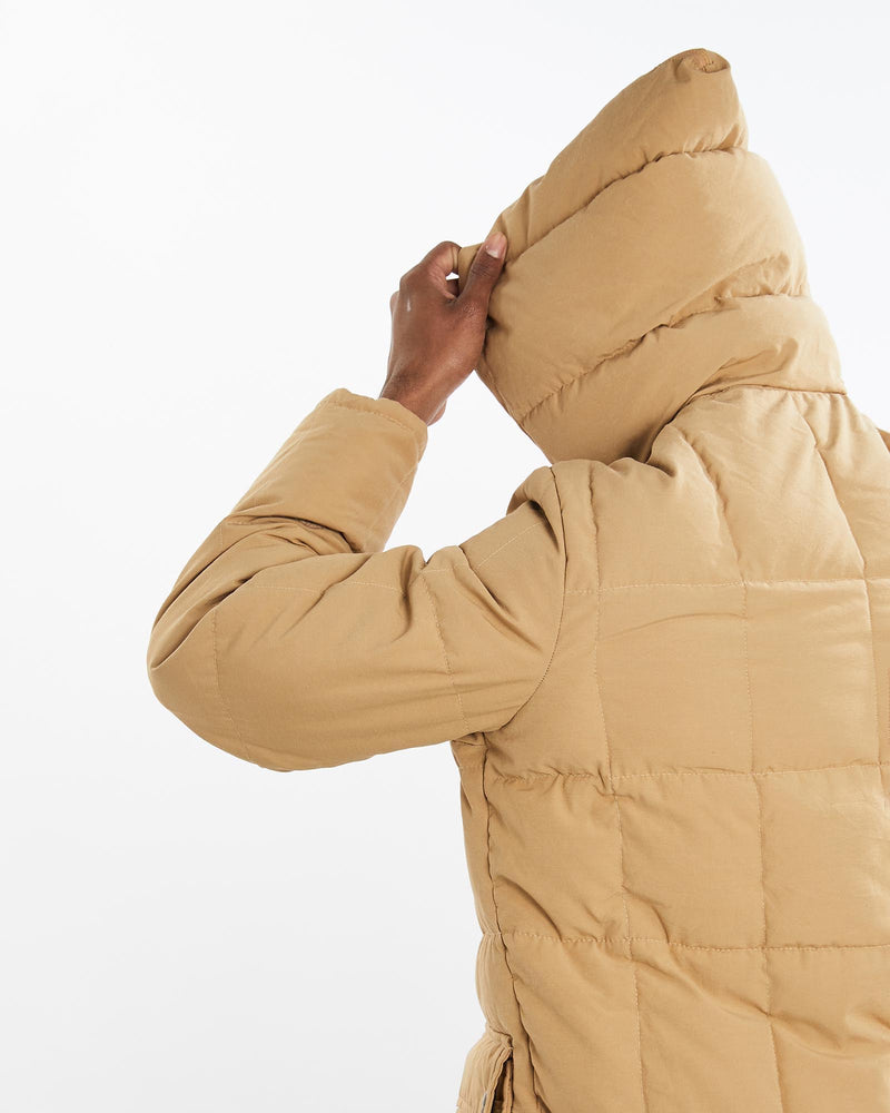 Vintage, 80s, Struggle, Gear, Puffer, Jacket, The Real Deal, size large, colour Brown, newtown, sydney, australia, thrift store, opshop, preloved, secondhand, sustainable, retro, antique, 70s, 80s, 90s, 2000s, 00s, fashion, clothing, streetwear, trendy, garment, style, boutique, store, shop, archive, sale, cheap, best, top, Jackets