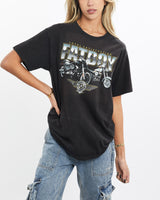 Vintage, Harley, Davidson, Tee, The Real Deal, size extra small, colour Black, newtown, sydney, australia, thrift store, opshop, preloved, secondhand, sustainable, retro, antique, 70s, 80s, 90s, 2000s, 00s, fashion, clothing, streetwear, trendy, garment, style, boutique, store, shop, archive, sale, cheap, best, top, T-Shirts