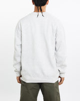 Vintage, 90s, Timber, Wolf, Wildlife, Sweatshirt, The Real Deal, size large, colour Grey, newtown, sydney, australia, thrift store, opshop, preloved, secondhand, sustainable, retro, antique, 70s, 80s, 90s, 2000s, 00s, fashion, clothing, streetwear, trendy, garment, style, boutique, store, shop, archive, sale, cheap, best, top, Sweats and hoodies