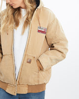 Vintage, Carhartt, Active', Jacket, The Real Deal, size medium, colour Brown, newtown, sydney, australia, thrift store, opshop, preloved, secondhand, sustainable, retro, antique, 70s, 80s, 90s, 2000s, 00s, fashion, clothing, streetwear, trendy, garment, style, boutique, store, shop, archive, sale, cheap, best, top, Jackets