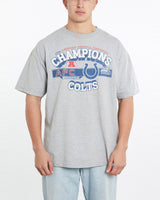 Vintage, NFL, Indianapolis, Colts, Tee, The Real Deal, size double extra large, colour Grey, newtown, sydney, australia, thrift store, opshop, preloved, secondhand, sustainable, retro, antique, 70s, 80s, 90s, 2000s, 00s, fashion, clothing, streetwear, trendy, garment, style, boutique, store, shop, archive, sale, cheap, best, top, T-Shirts