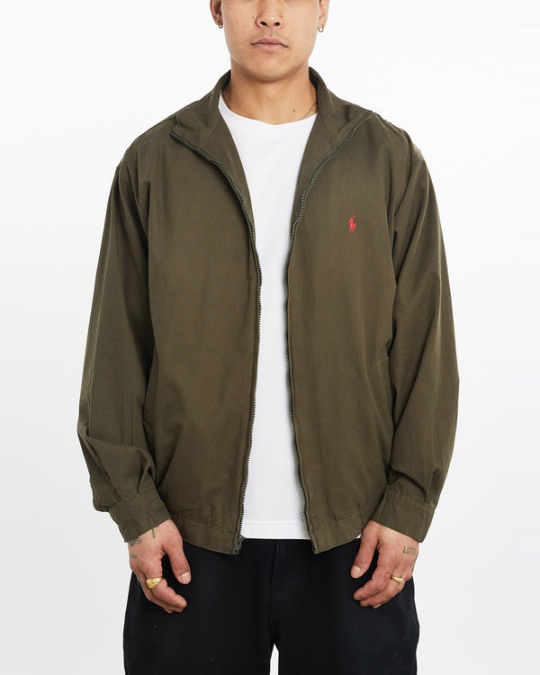 Vintage, 90s, Polo, Ralph, Lauren, Harrington, Jacket, The Real Deal, size extra large, colour Green, newtown, sydney, australia, thrift store, opshop, preloved, secondhand, sustainable, retro, antique, 70s, 80s, 90s, 2000s, 00s, fashion, clothing, streetwear, trendy, garment, style, boutique, store, shop, archive, sale, cheap, best, top, Jackets