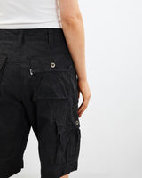 Vintage, Levi's, Cargo, Shorts, The Real Deal, size 31", colour Black, newtown, sydney, australia, thrift store, opshop, preloved, secondhand, sustainable, retro, antique, 70s, 80s, 90s, 2000s, 00s, fashion, clothing, streetwear, trendy, garment, style, boutique, store, shop, archive, sale, cheap, best, top, Shorts