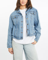 Vintage, 90s, Disney, Tinkerbell, Denim, Jacket, The Real Deal, size medium, colour Blue, newtown, sydney, australia, thrift store, opshop, preloved, secondhand, sustainable, retro, antique, 70s, 80s, 90s, 2000s, 00s, fashion, clothing, streetwear, trendy, garment, style, boutique, store, shop, archive, sale, cheap, best, top, Jackets