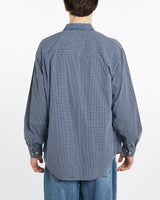 Vintage, 90s, Polo, Ralph, Lauren, Button, Up, Shirt, The Real Deal, size extra large, colour Blue, newtown, sydney, australia, thrift store, opshop, preloved, secondhand, sustainable, retro, antique, 70s, 80s, 90s, 2000s, 00s, fashion, clothing, streetwear, trendy, garment, style, boutique, store, shop, archive, sale, cheap, best, top, Shirts