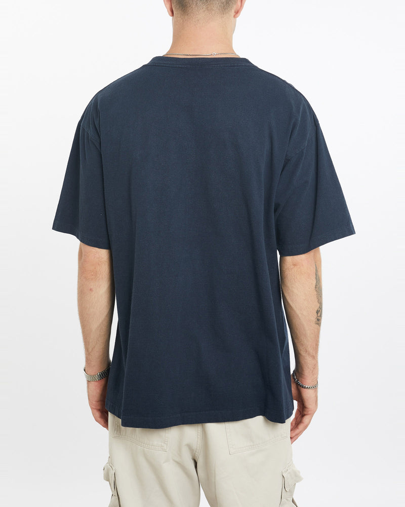 Vintage, Orca, Whale, Wildlife, Tee, The Real Deal, size extra large, colour Navy, newtown, sydney, australia, thrift store, opshop, preloved, secondhand, sustainable, retro, antique, 70s, 80s, 90s, 2000s, 00s, fashion, clothing, streetwear, trendy, garment, style, boutique, store, shop, archive, sale, cheap, best, top, T-Shirts