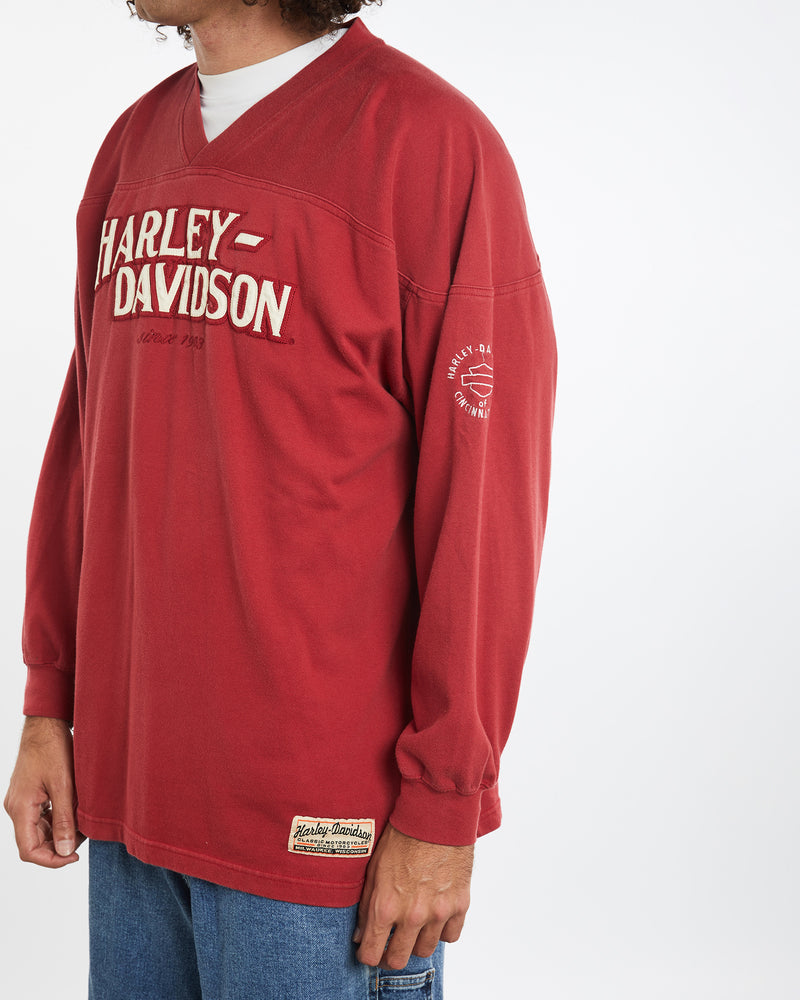 Vintage Harley Davidson Sweatshirt <br>XL , The Real Deal , newtown, sydney, australia, thrift store, opshop, preloved, secondhand, sustainable, retro, antique, 70s, 80s, 90s, 2000s, 00s, fashion, clothing, streetwear, trendy, garment, style, boutique, store, shop, archive, sale, cheap, best, top