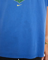 Vintage, Nike, Brazil, Futbol, Tee, The Real Deal, size large, colour Blue, newtown, sydney, australia, thrift store, opshop, preloved, secondhand, sustainable, retro, antique, 70s, 80s, 90s, 2000s, 00s, fashion, clothing, streetwear, trendy, garment, style, boutique, store, shop, archive, sale, cheap, best, top, T-Shirts