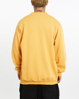 Vintage, 90s, Nike, Sweatshirt, The Real Deal, size double extra large, colour Yellow, newtown, sydney, australia, thrift store, opshop, preloved, secondhand, sustainable, retro, antique, 70s, 80s, 90s, 2000s, 00s, fashion, clothing, streetwear, trendy, garment, style, boutique, store, shop, archive, sale, cheap, best, top, Sweats and hoodies